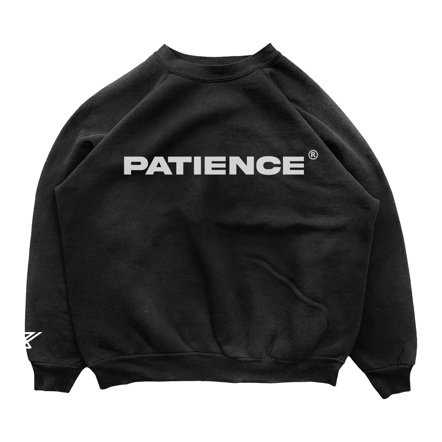 44 PATIENCE CREWNECK - BLACK