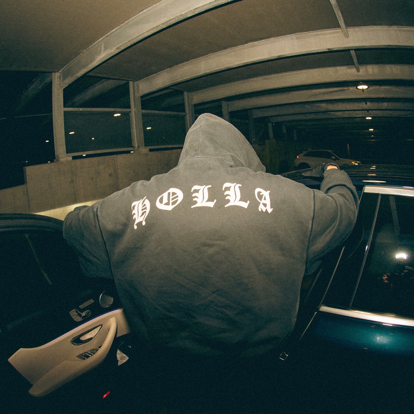 44 HOLLA INTL. ZIP-UP HOODIE - VINTAGE