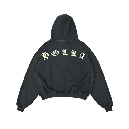 44 HOLLA INTL. ZIP-UP HOODIE - VINTAGE