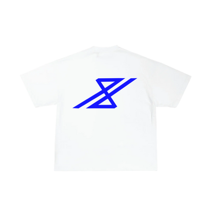 44 HOLLA INTL. T-SHIRT - WHITE/BLUE